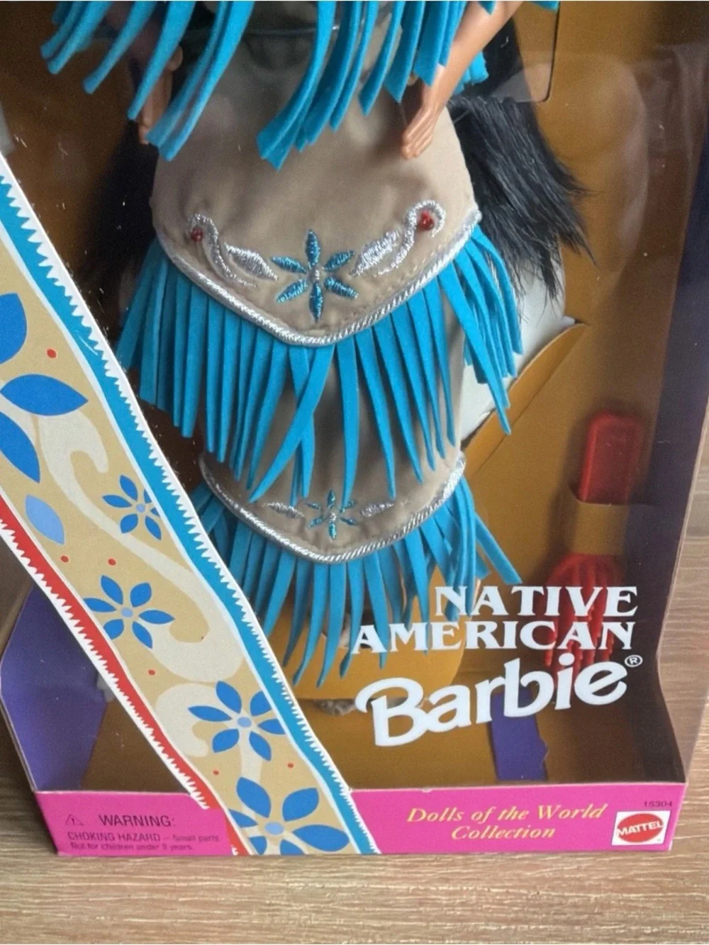 Native American Barbie 1996 Turquoise Dolls of the World Mattel 15304 Mattel NIB
